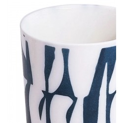 Caneca 330ml 9,5cm Gio Em Cerâmica Cor Azul